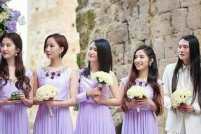 娱乐圈最美5大伴娘,五大女神闪耀婚礼现场